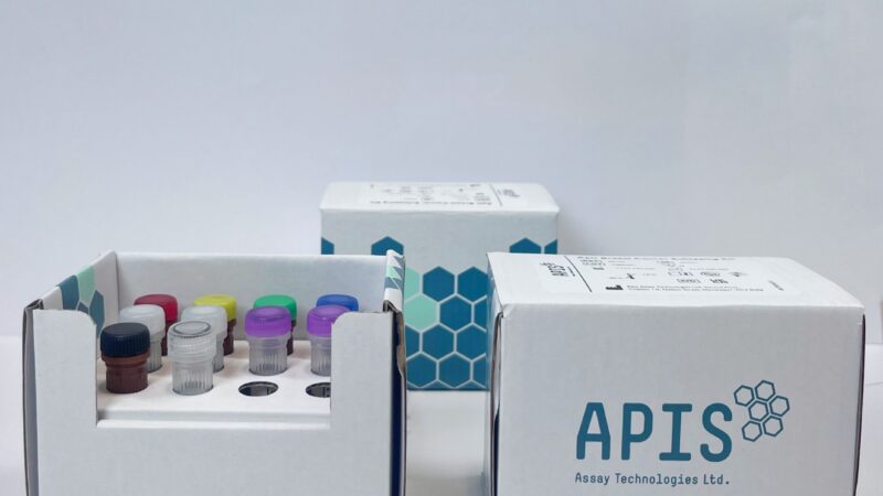Three boxes, one has no lid and contains test tubes.