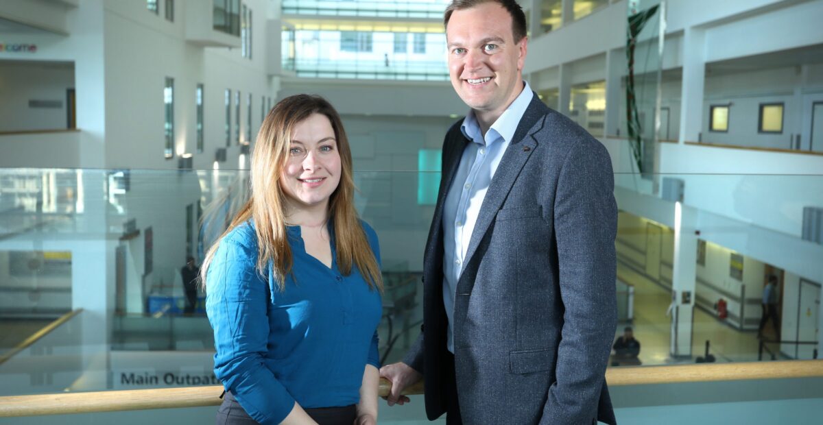 Portrait of Wayne and Charlotte together in the RVI.