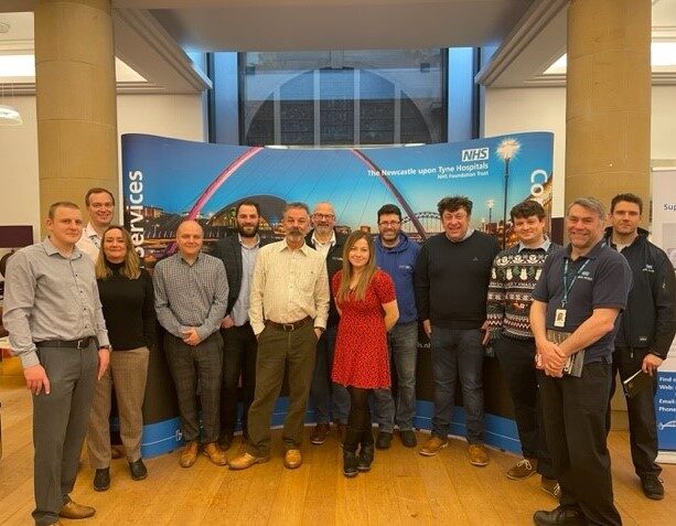 Charlotte and guests at the innovation showcase event.