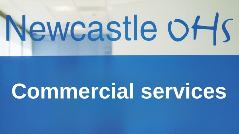 Image shows Newcastle OHS Commercial services logo
