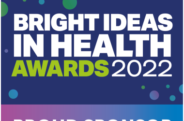 Image shows a flyer for Bright ideas in Health awards