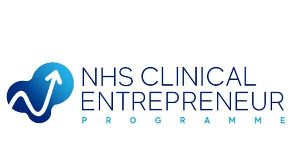The image shows a logo for the clinical entrepreneur programme.