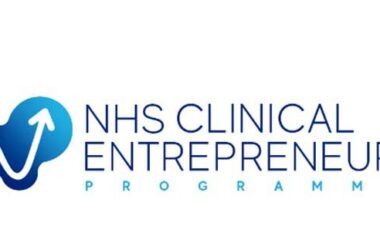 The image shows a logo for the clinical entrepreneur programme.